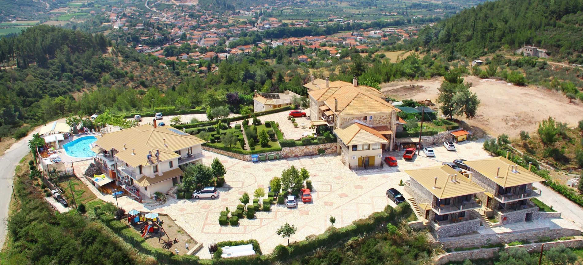 Thermios Apollon Hotel - Restaurant with panoramic view